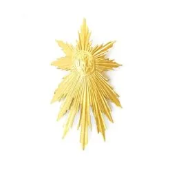 Decalcomania In Cera Ihs Con Raggiera Per Cero