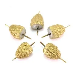 Pigne Con Grani Di Cera Per Cero Pasquale 5 Pezzi