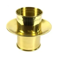 Innesto Dorato Rigato Per Cero Diametro 8 Cm