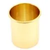 Bossolo Portacero In Ottone Dorato Diametro 8 Cm