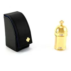 Vasetto Olio Chrisma Con Astuccio Nero 8x3,5 Cm