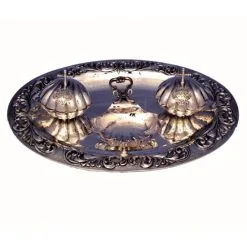 Servizio Da Battesimo Stile Antico Argento 800°°