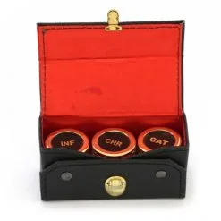 Astuccio Con 3 Vasetti Per Oli Santi 12x5,5x5 Cm