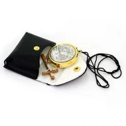 Portateca Con Crocifisso E Teca Ultima Cena 7x9x2 Cm