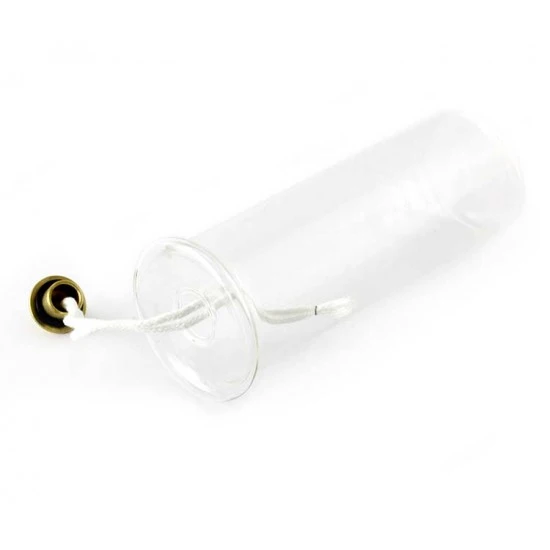 Cartuccia Cera Liquida In Pirex Per Candele Diam Da 6 Cm A 8 Cm