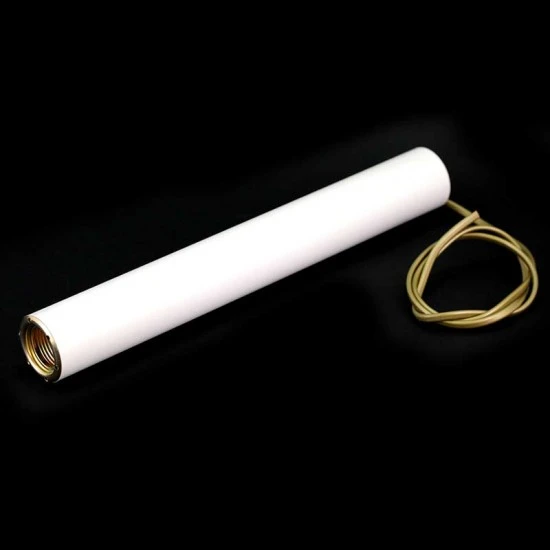 Candela In Plastica Bianca Con Portalampada 4x60 Cm - immagine 4