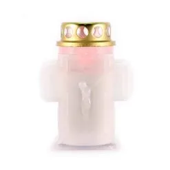 Lampada Elettronica Croce Bianca 11 Cm