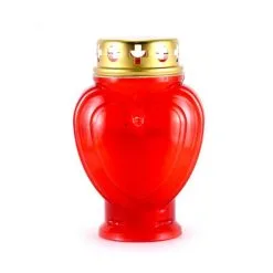 Lampada Elettronica Cuore Rosso 14 Cm