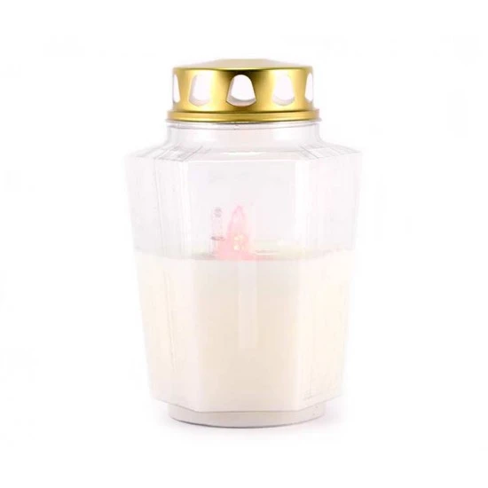 Lampada Elettronica Esagonale Bianca 17 Cm