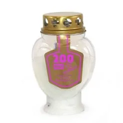 Lampada Elettronica Cuore Bianco 14 Cm