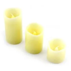 Lumino A Pile Set 3 Pezzi 5-8-10 Cm Diametro 5 Cm