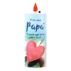 Lumino Elettronico Dedica Papà 15 Cm