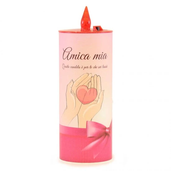 Lumino Elettronico Dedica Amica Mia 15 Cm