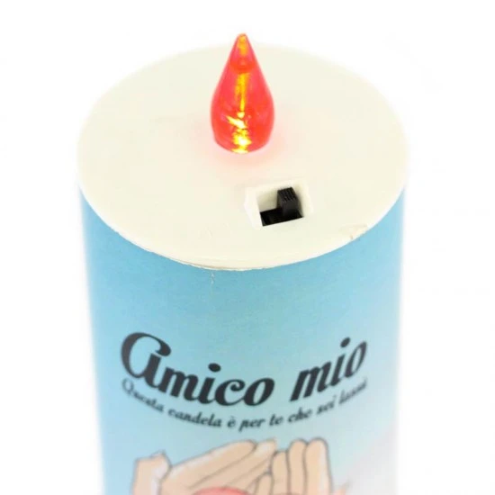 Lumino Elettronico Dedica Amico Mio 15 Cm - immagine 3