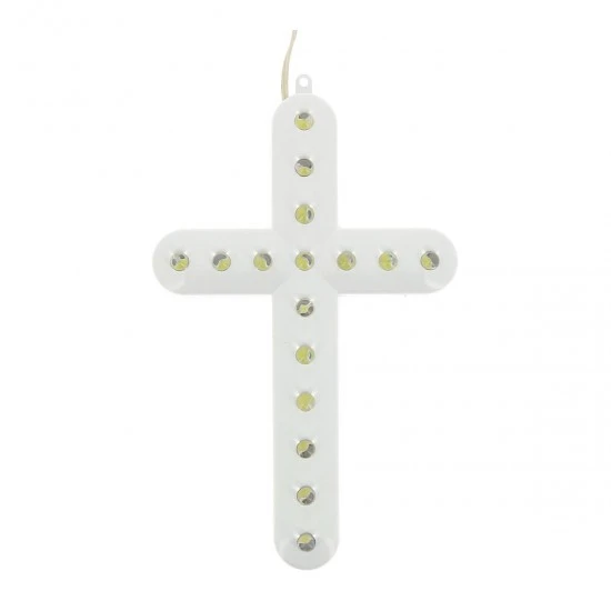 Croce Luminosa 16 Led Bianco 24V 16x25 Cm