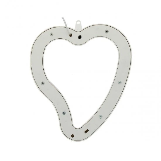 Cuore Luminoso 16 Led Bianco 24V 18x21 Cm - immagine 3