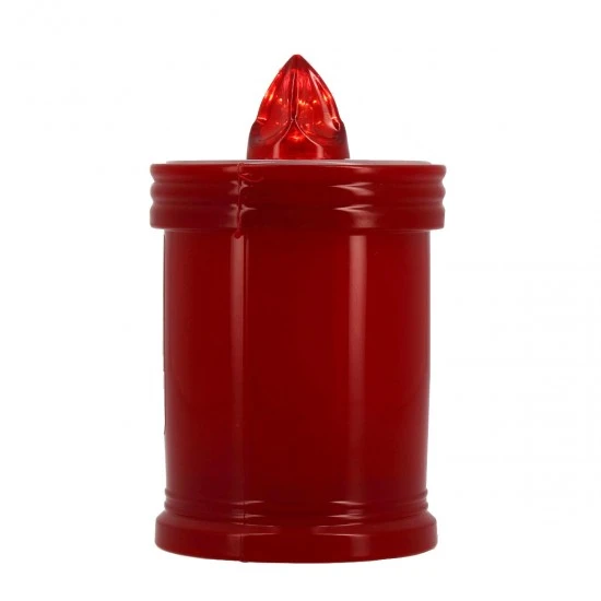 Lumino Elettrico In Plastica Rosso Durata 60 Gg 6,5x11 Cm - immagine 2