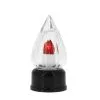 Fiamma Vetro Led Rosso Durata 1 Anno 7x14,5 Cm
