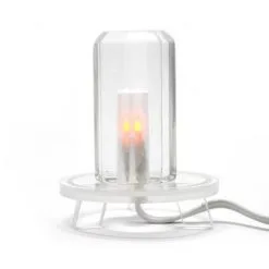 Lampada Elettrica In Plexiglass Ottagono