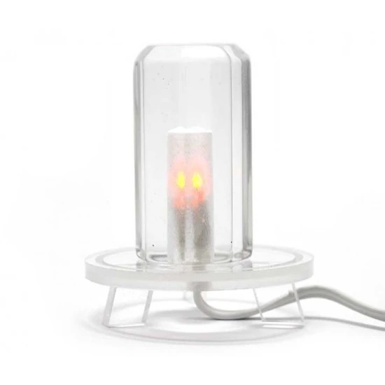 Lampada Elettrica In Plexiglass Ottagono