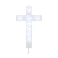 Croce Luminosa Plexiglass 10x16 Cm