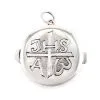 Teca Eucaristica Ihs Argento 800°° Diametro 5 Cm