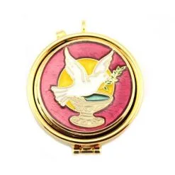 Teca Eucaristica Colomba E Calice Diametro 5,4 Cm