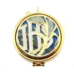 Teca Eucaristica Ihs E Spiga Diametro 5,4 Cm