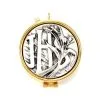 Teca Eucaristica Ihs E Spiga Diametro 5,4 Cm