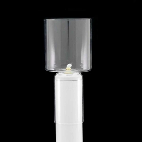 Parafiamma Cilindrico In Vetro Diametro 3,2 Cm - immagine 2