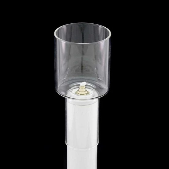 Parafiamma Cilindrico In Vetro Diametro 3,2 Cm - immagine 3