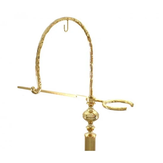 Porta Turibolo Ottone Dorato 130 Cm - immagine 3