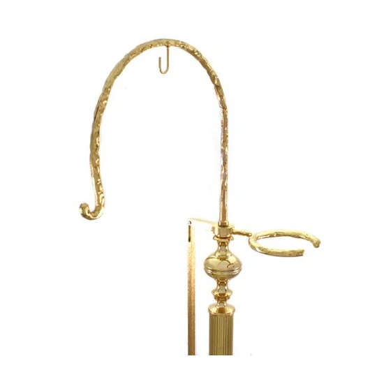 Porta Turibolo Ottone Dorato 130 Cm - immagine 4