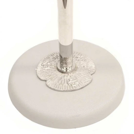 Porta Turibolo Nichelato 120 Cm - immagine 4