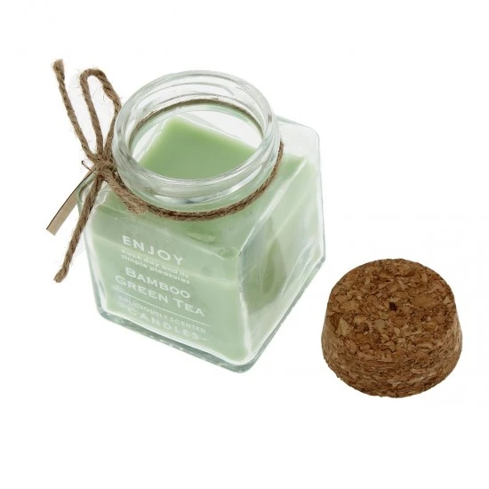 Candela Profumata In Vetro Enjoy 6,5x9 Cm - immagine 2