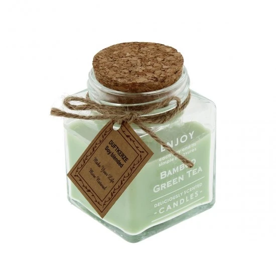 Candela Profumata In Vetro Enjoy 6,5x9 Cm - immagine 3