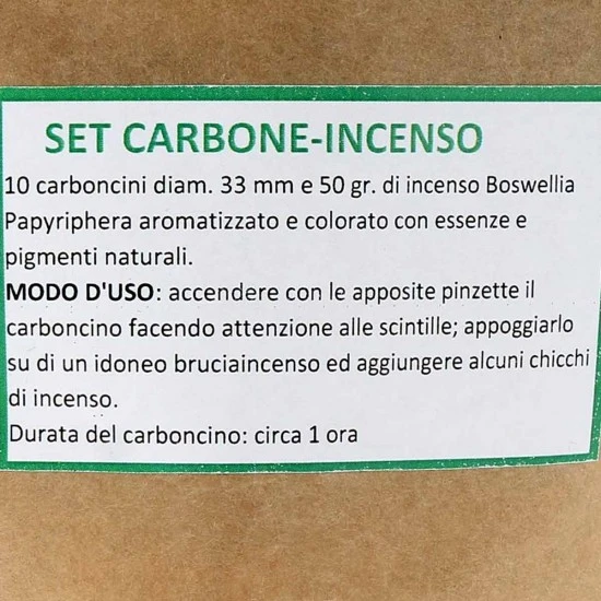 Confezione 10 Carboncini 50 G Incenso Pontificale - immagine 4