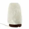 Lampada Di Sale Dell'Himalaya Bianco 16 Cm