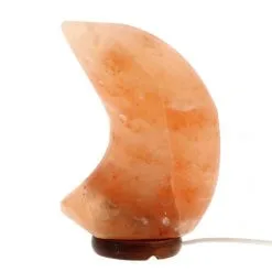 Lampada Di Sale Dell'Himalaya Luna 23 Cm