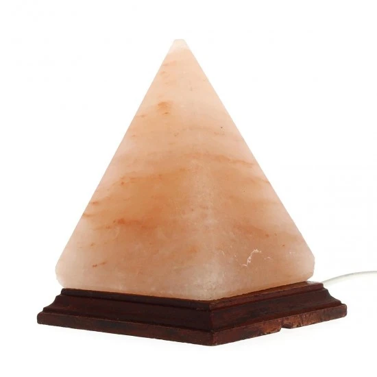 Lampada Di Sale Dell'Himalaya Piramidale 20 Cm