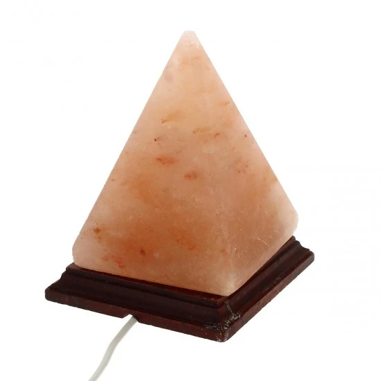 Lampada Di Sale Dell'Himalaya Piramidale 20 Cm - immagine 4