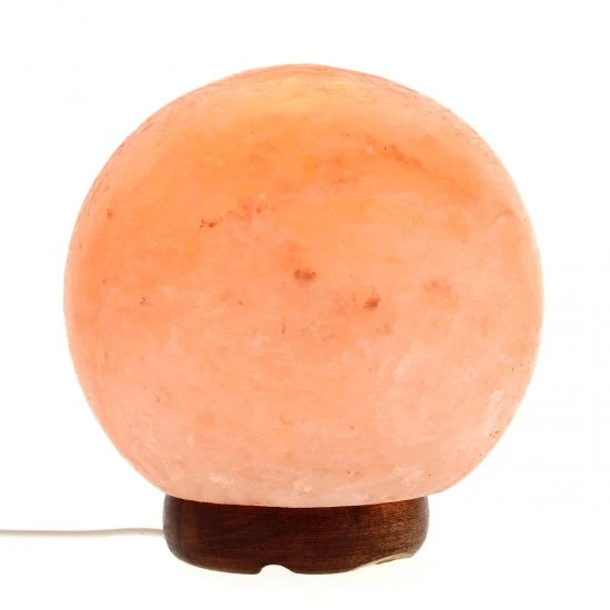 Lampada Di Sale Dell'Himalaya Sfera 17 Cm - immagine 2