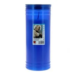 Lumino Votivo Blu San Pio Diametro 8 Cm