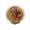 Teca Porta Ostie Placca Olivo Calice Diametro 5 Cm
