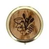 Teca Porta Ostie Placca Olivo Calice Diametro 5,5 Cm