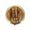 Teca Porta Ostie Placca Olivo Candela Diametro 5 Cm