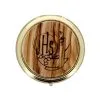 Teca Porta Ostie Placca Olivo Candela Diametro 5,5 Cm