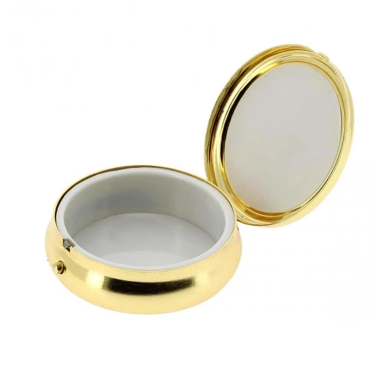 Teca Porta Ostie Placca Olivo Candela Diametro 5,5 Cm - immagine 2