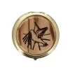 Teca Porta Ostie Placca Olivo Colomba Diametro 5 Cm
