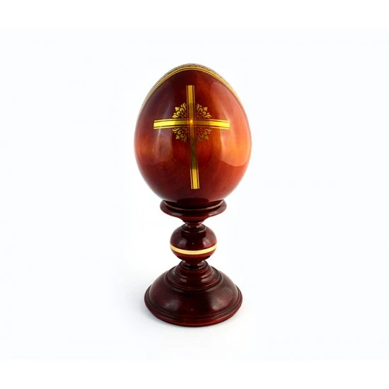 Uovo Madonna Della Seggiola Dipinto A Mano 17x14 Cm - immagine 3